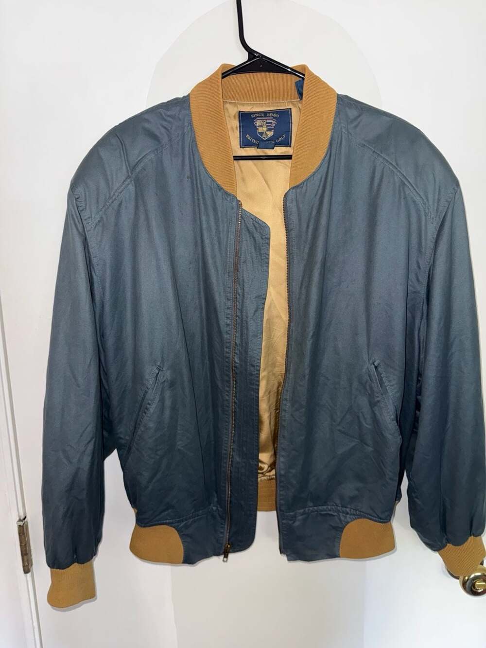 Vintage British Open Golf Bomber Jacket Size Medium